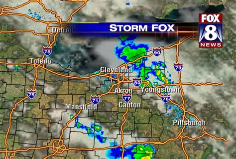 It’ll be warm and breezy with. . Fox 8 weather radar cleveland